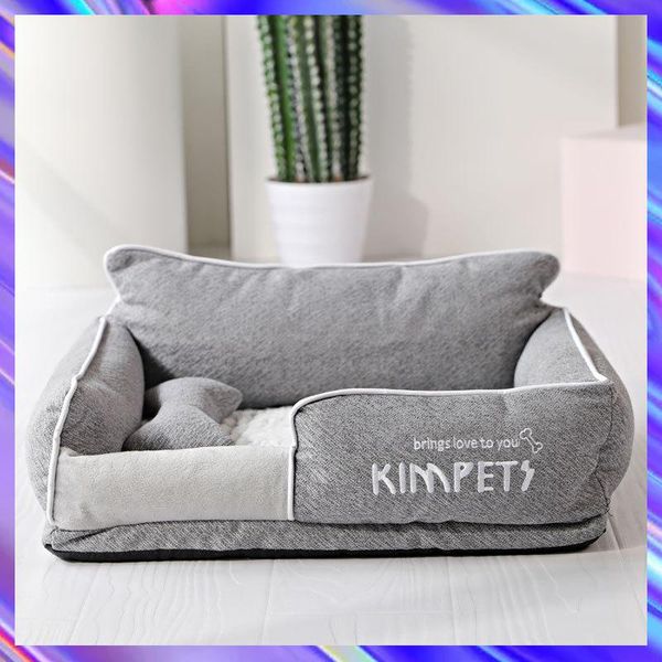 

kennels & pens pet dog bed sofa house for lounger cat kennel supplies waterproof cozy nest soft