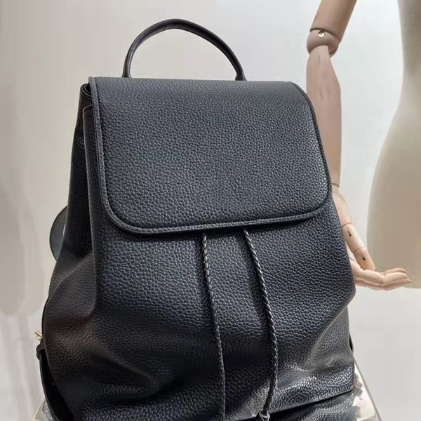 

fashion designer totes luxury handbags drawstring bags shoulder bag tote backpack style woman all-match genuine leather high-quality with or