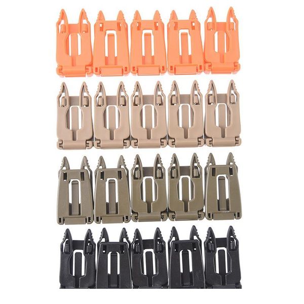 

5pcs/lot backpack carabiner tactical buckle clip strap edc molle webbing connecting buckles clip quick sli jllrps