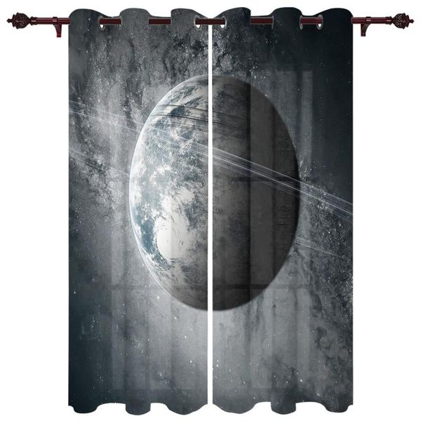 

translucent curtains starry sky earth planet living room closet kitchen bedroom home decoration exquisite window curtains