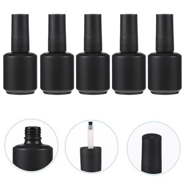 

storage bottles & jars 10pcs refillable nail polish glass container bottle holder