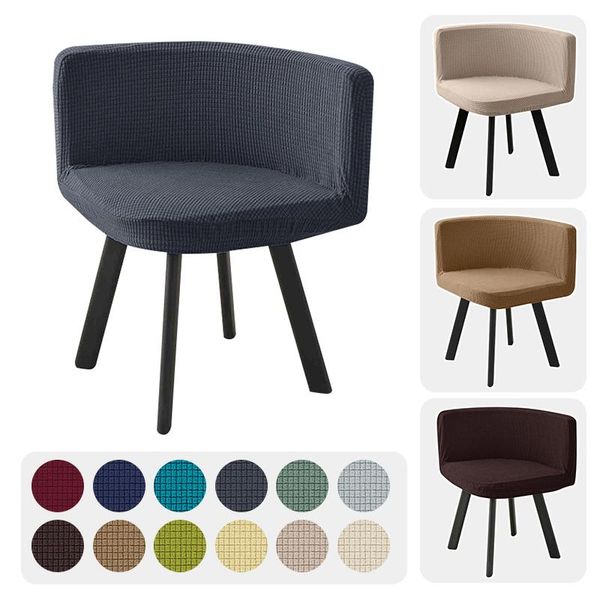

chair covers nordic style stool seat cover polar fleece elastic triangle washable office el home dining