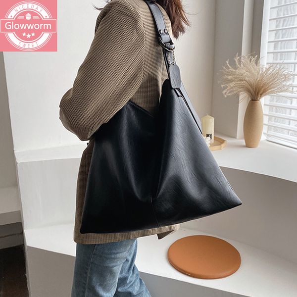 

casual large capacity totes designer women handbags luxury pu leather female shoulder messenger bags lady wide strap big purses c0225