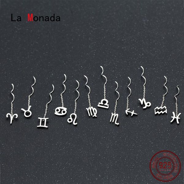 

dangle & chandelier la monada constellation chain earrings for women silver minimalist fine jewelry drop korean 925