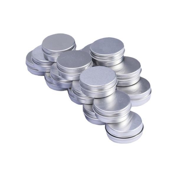 

storage bottles & jars 24pcs 30g travel cosmetic container empty cream jar pot with lid for makeup pomade (aluminium specimen box thread)