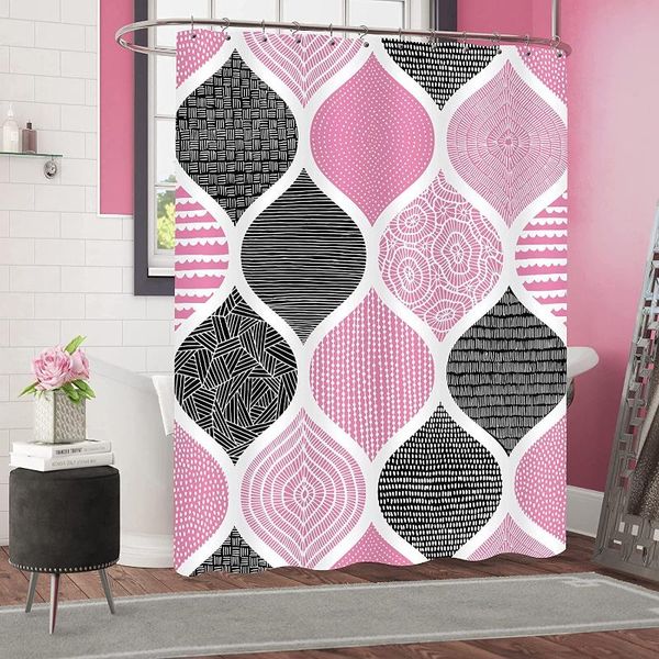 

shower curtains red boho curtain abstract bohemian liner burgundy leaf standard for black bathroom decor