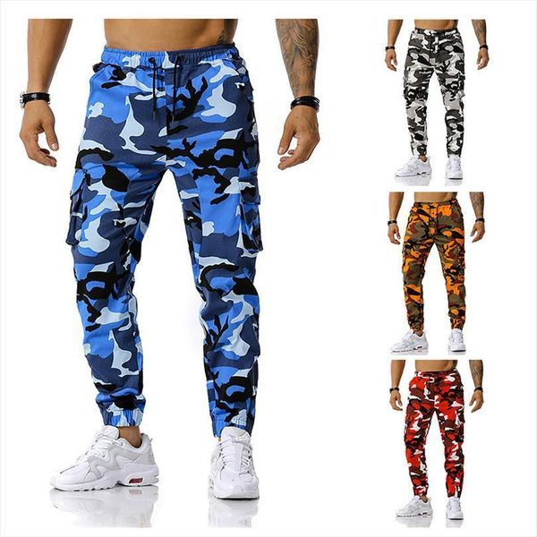 

european code cotton casual women pants military camouflage combat overalls jogging work, Black