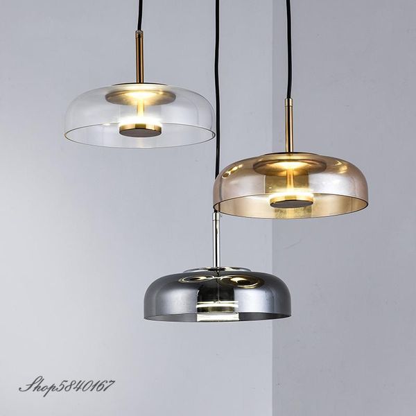 

pendant lamps modern glass lights led kitchen hanging for home lighting fixtures luxury lamp living room decor luminaire