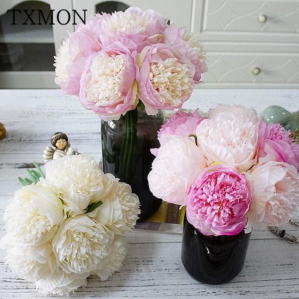

7 hands zhalai artificial artificial flowers peony hand bouquet home living room garden pgraphy wedding decoration
