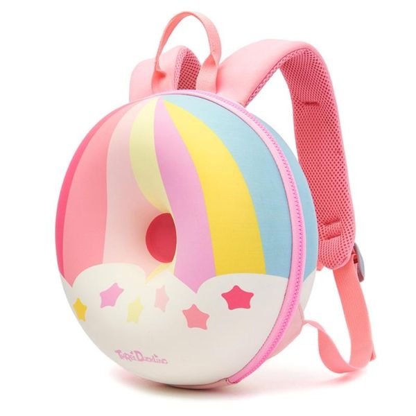 

backpack boy girl cute toddler schoolbags babies sweet donuts rainbow ocean children mini cartoon birthday gifts