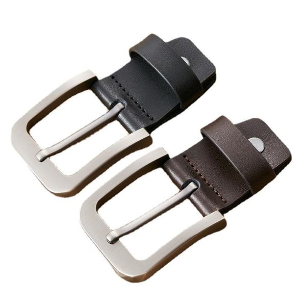 

belts men's belt buckle pin 3.8cm designer men high quality, Black;brown