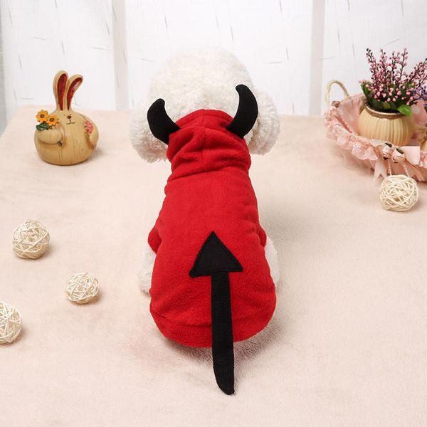 

dog apparel clothes halloween costume funny pet cosplay dress, puppy fleece hoodie coat autumn winter warm jumpsuit 23 julyt4