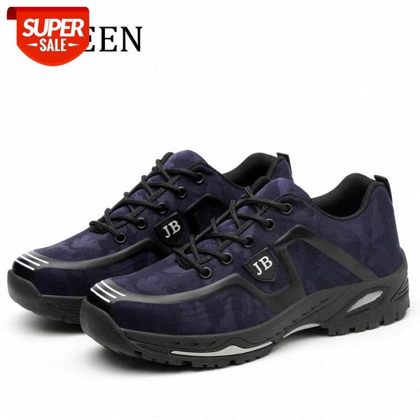 

yween men safety & work boots spring autumn breathable steel toe shoes men work safety shoes anti-piercing protection footwear #tb3g