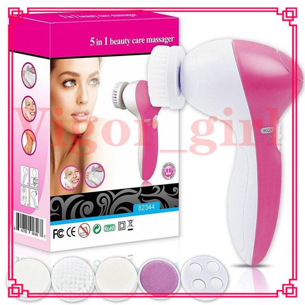 

5 in 1 cleansing tools face care messager beauty instrument facial cleaner girl skin protect sponge instruments good quality