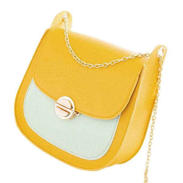 

evening bags women chain pu covered type lock buckle single shoulder messenger