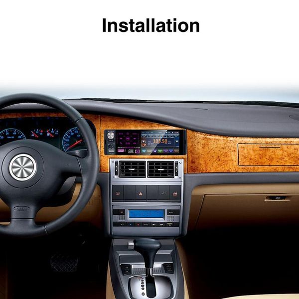 

car video radio 1din autoradio 4.1 inch touch screen audio stereo bluetooth rear view camera usb assist player am / fm rdss