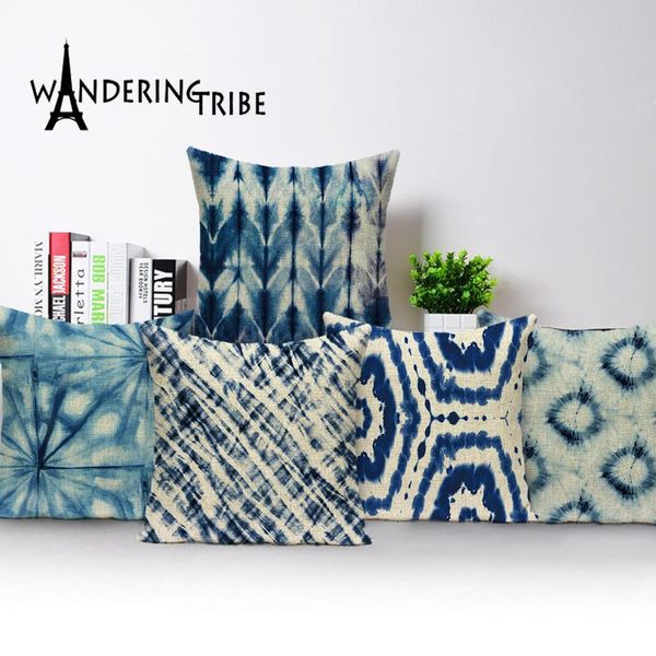 

retro nordic pillowcase shabby chic stripe cushion cover geometric home decorative throw pillows cases sofa bed cushions cojin
