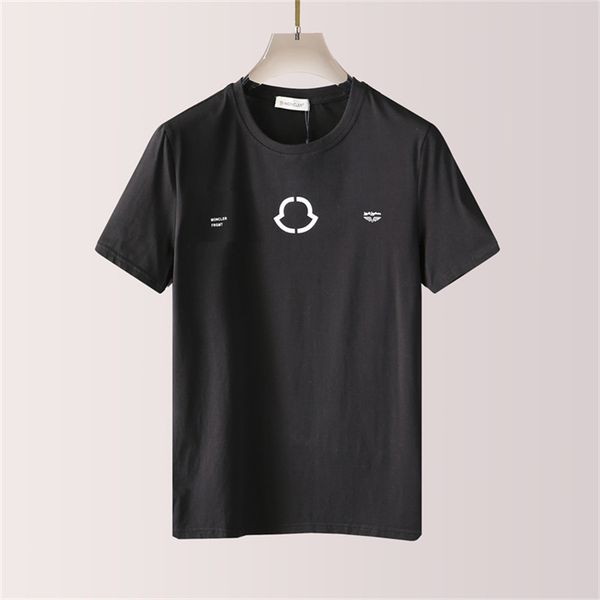 

2022 luxury casual mens t shirt new wear designer short sleeve 100% cotton wholesale black and white size m~3xl#69, White;black