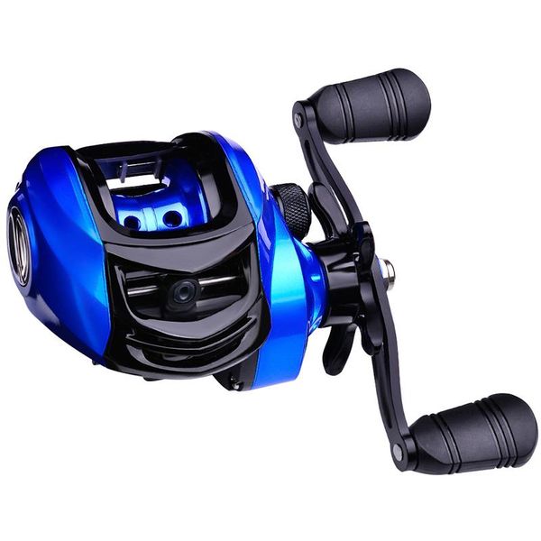

baitcasting reels fishing reel blue and red available sea lure 18+1 ball bearings 10kg right left hand baitcast wheel
