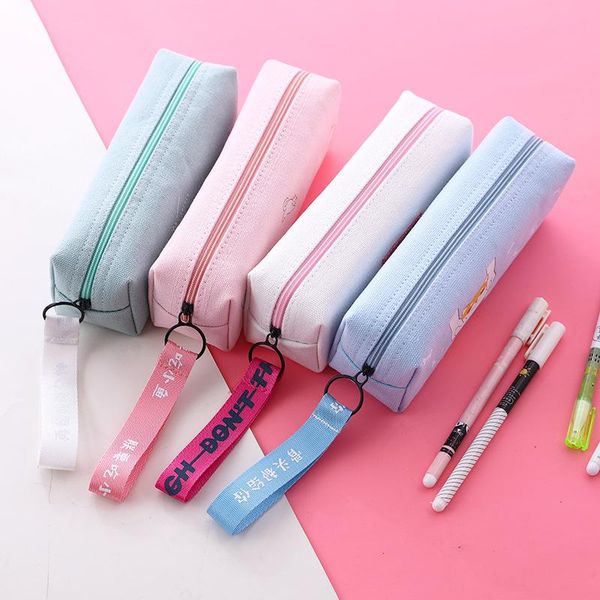 

pencil cases design simple creative case style zipper bags pen holders school supplies stationery office for boys or girls