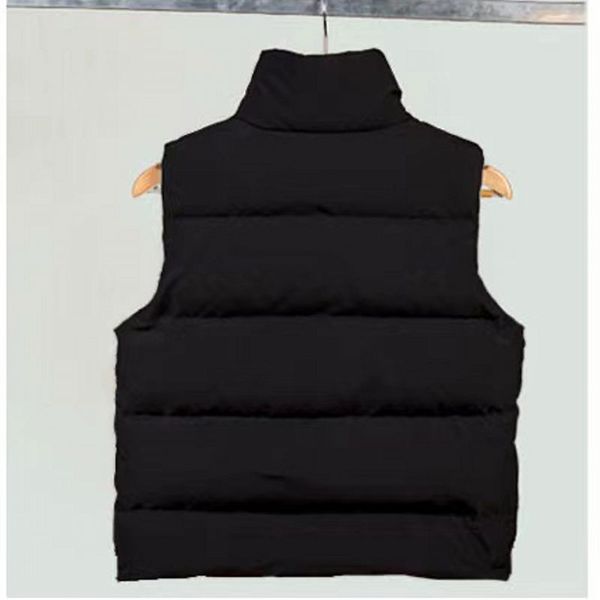 

zhfashion vests down jacket vest keep warm mens stylist winter jacket men and women thicken outdoor coat essential cold protection size s-, Black;white
