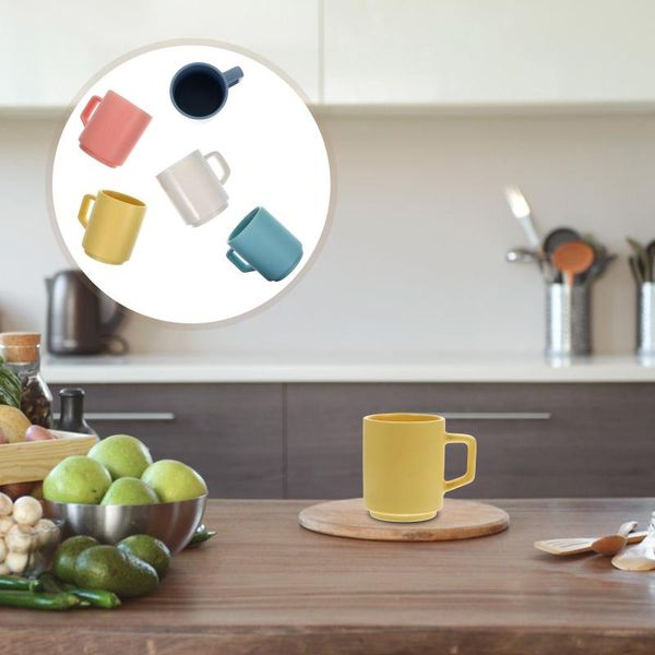 

mugs 5 pcs durable mug cups creative ceramic water