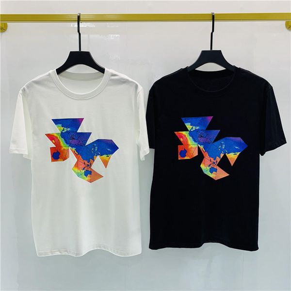 

2021ss designers mens womens t shirts for man paris fashion t-shirt tees street short sleeve luxurys tshirts asian m-xxl, White;black