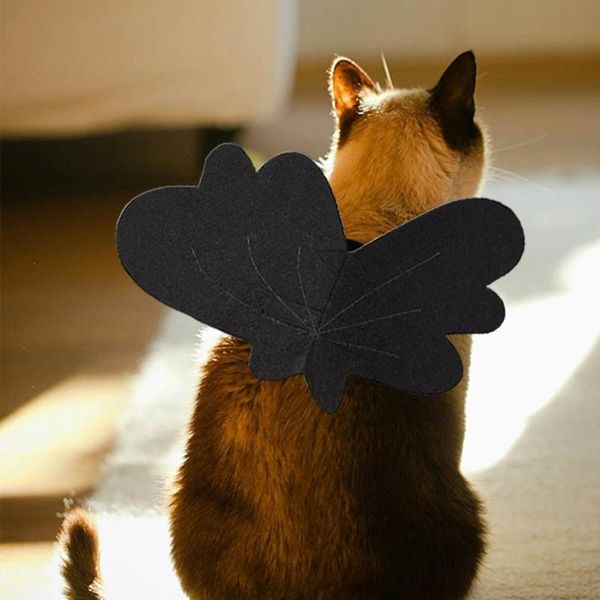 

cat costumes halloween pet dog black butterfly wings shape decor clothes cosplay costume funny dress up accessories