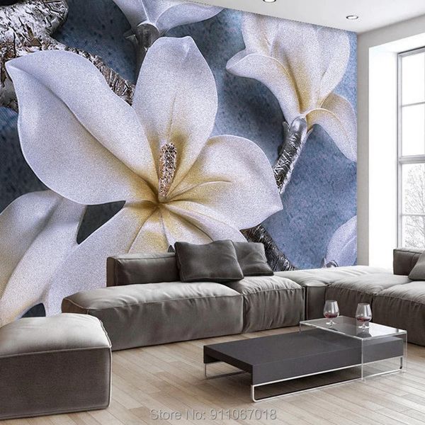

wallpapers custom wall paper 3d waterproof mural embossment flowers po sticker bedroom for living room tv sofa background