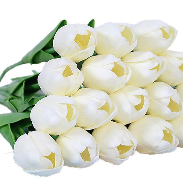 

decorative flowers & wreaths 5pcs tulip simulation fake floral bouquet silk flower living room dining table wedding decoration home
