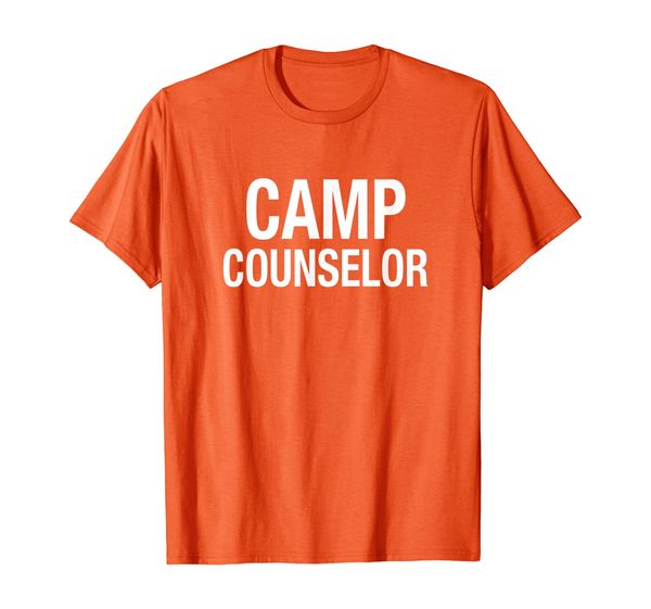

camp counselor summer camping leader volunteer t-shirt, White;black