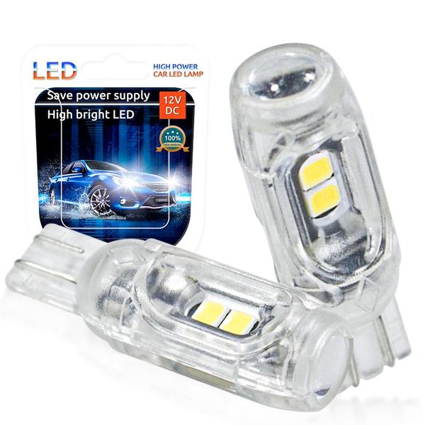 

emergency lights 2pcs car t10 led canbus w5w 2835 5smd 194 168 auto interior light plate dome reading lamp clearance