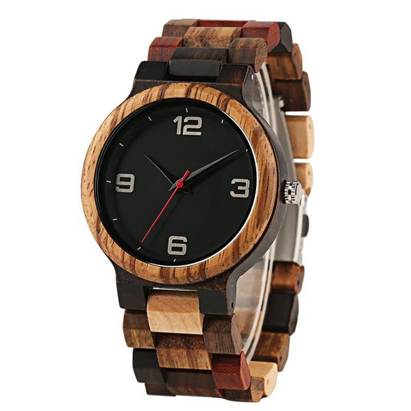 

wristwatches nature wood maple wooden fashion men quartz wrist watch analog creative colorful strap sport gifts arrival 2108, Slivery;brown
