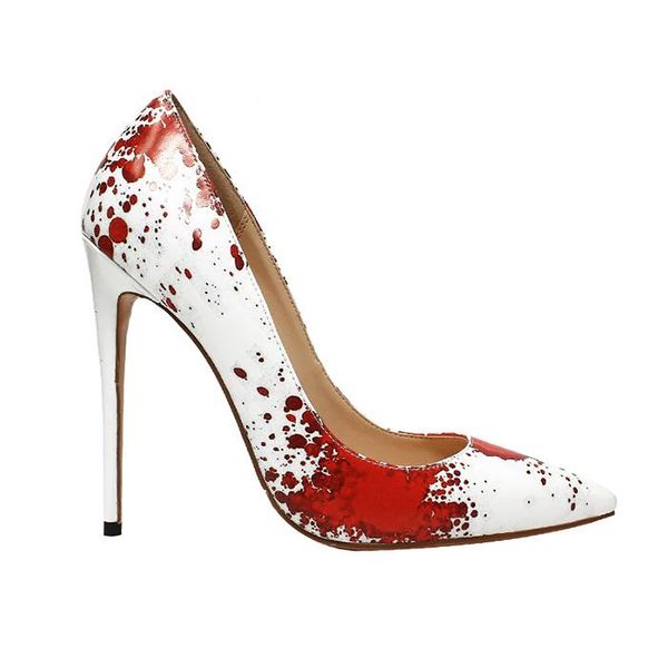 

dress shoes high heels wedding bride womens pumps large size 45 43 pointed toe ladies party, Black