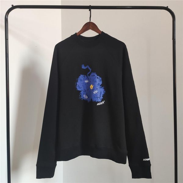 

2021 new ader error sweatshirts men women graffiti embroidery adererror crewneck pullovers clothing 9kz6, Black