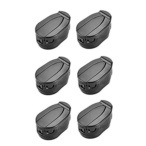 

golf training aids -6 pcs ball pick up retriever grabber, foldable claw sucker put on putter grip