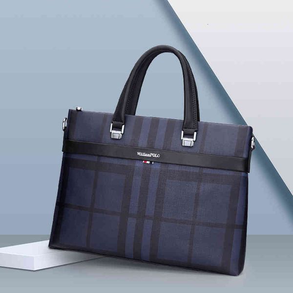 

handbag portfolio briefcases royal paul quality briefcase men's high-capacity business travel simple single shoulder messenger bag hori