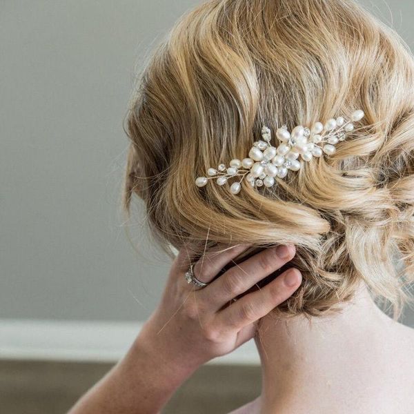 

hair clips vintage wedding bridal pearl flower crystal pins accessories hairpins headwear clip elegant
