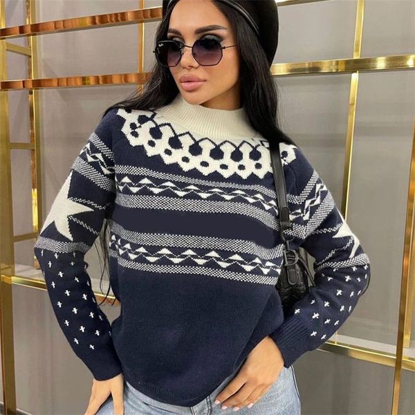 

vintage letter printed sweaters stand collar long sleeve sweatshirts women outdoor warm knitted pullover, White;black