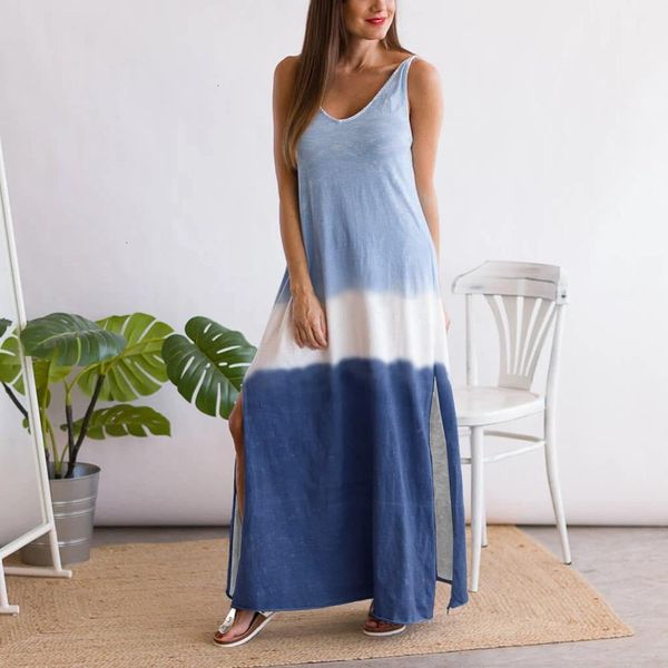

popular slits dress 2021 suspender skirt gradient new summer hot, White;black