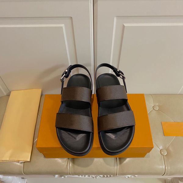 

2021 r luxury women straps sandals fashion summer ladies flats beach, Black