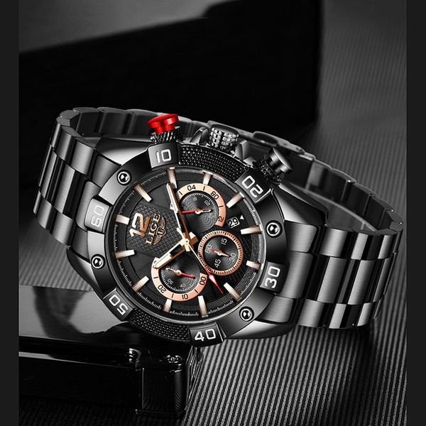 

wristwatches relogio masculino mens watches watch men military waterproof quartz wrist for sport chronograph, Slivery;brown