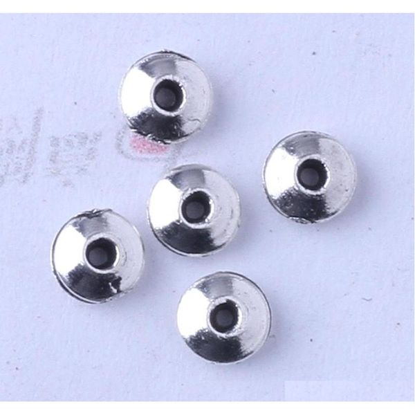 

mini round spacer bead charms 1000pcs/lot retro antique silver/bronze pendant zinc alloy d jlllvq home003, Bronze;silver
