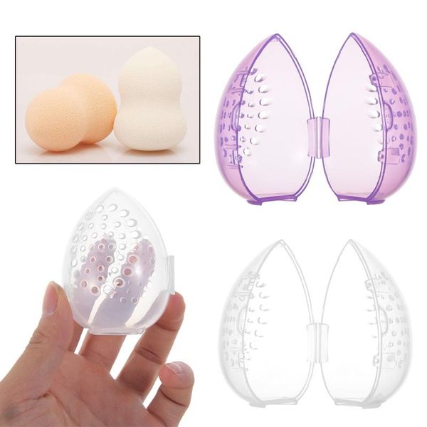 

sponges, applicators & cotton 1pc mildew makeup proof powder puff drying holder easy to carry sponge display storage cosmetic pad case beaut