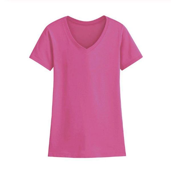 

women's basic v-neck t shirt short sleeve stretch solid fitted cotton tee for ladies summer, White
