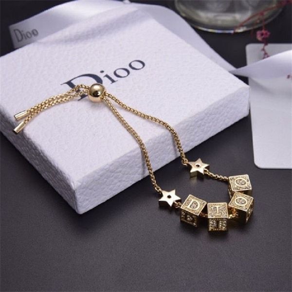 

75% off outlet online family bracelet five pointed star dice necklace, Silver