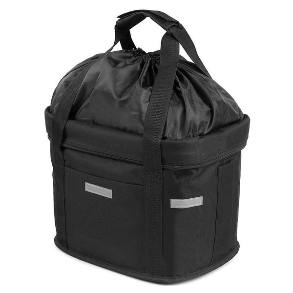 

tools detachable cycling bag, folding multi purpose carrier, bike basket, quick release bicycle basket mount for