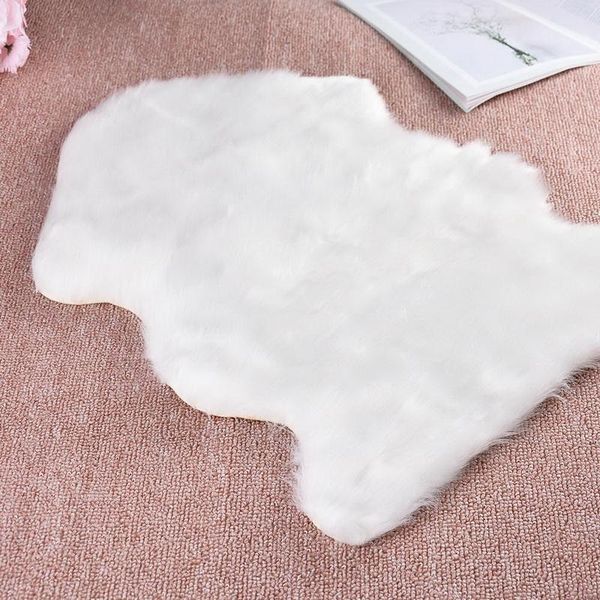 

carpets household multi-purpose artificial fur sheepskin soft and smooth carpet bedroom living room bay window plush fluffy washable cus