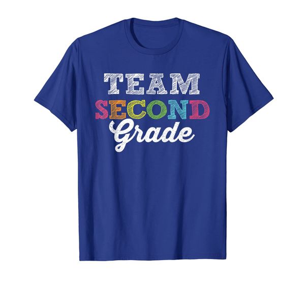 

team 2nd second grade teacher back to school t-shirt, White;black