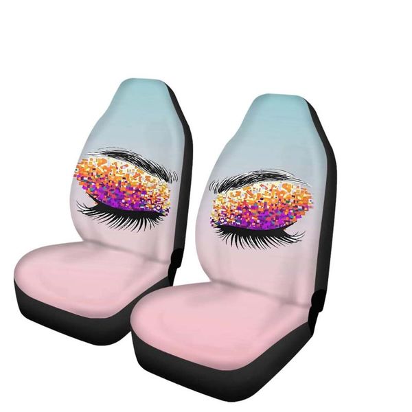 

car seat covers instantarts colorful women eyes protector auto cover for most cars fashion brand anti-slip